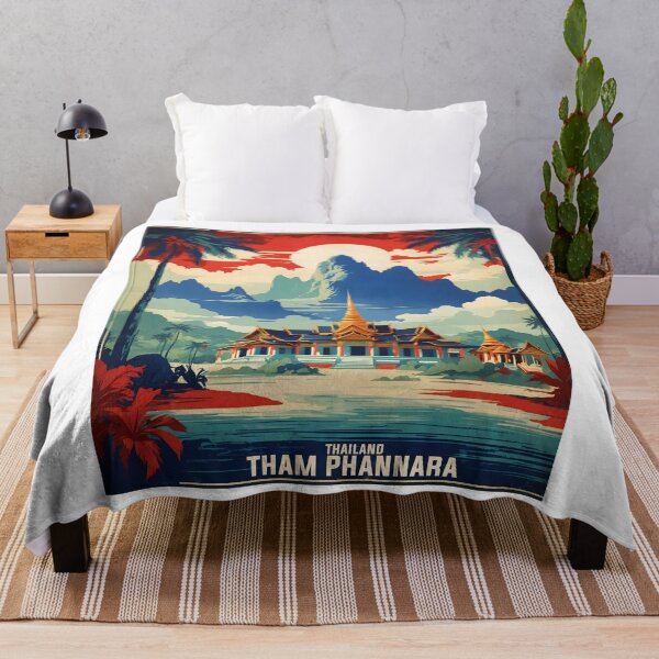 Item preview, Tham Phannara Thailand Vintage Retro Travel Tourism designed and sold by TravelersGems.