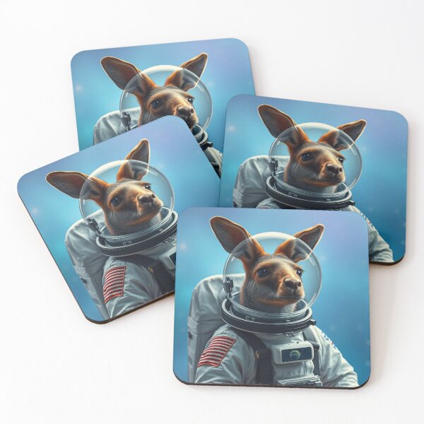 Item preview, Funny Australian Kangaroo Astronaut designed and sold by Skye Ryan-Evans.