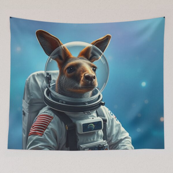 Item preview, Funny Australian Kangaroo Astronaut designed and sold by Skye Ryan-Evans.