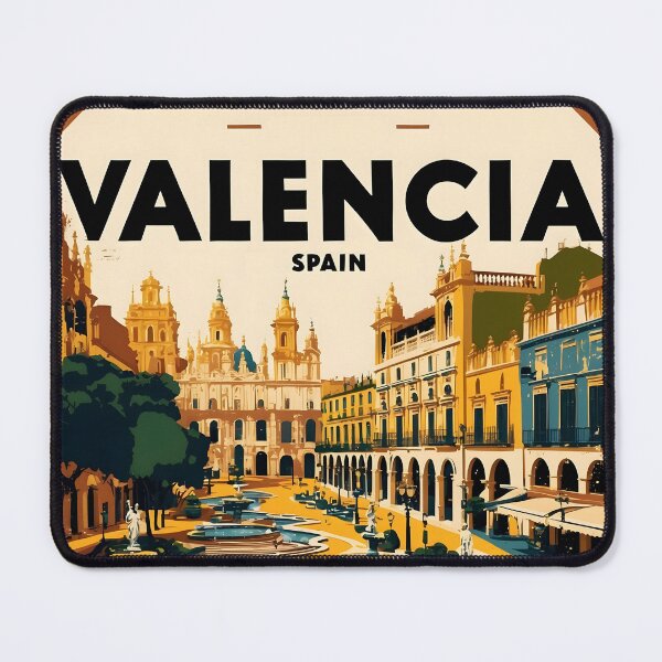 Item preview, Valencia Spain Vintage Travel Tourism designed and sold by TravelersGems.