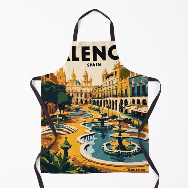 Item preview, Valencia Spain Vintage Travel Tourism designed and sold by TravelersGems.