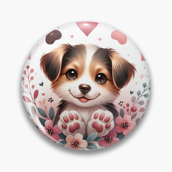 Item preview, Paws-itively in Love & Adorable Dog Valentine Design designed and sold by drip.design.co.