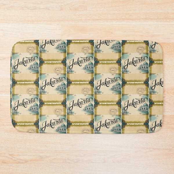 Item preview, Jakarta Vintage Travel Retro Postcard Design designed and sold by TravelPostcardGems.