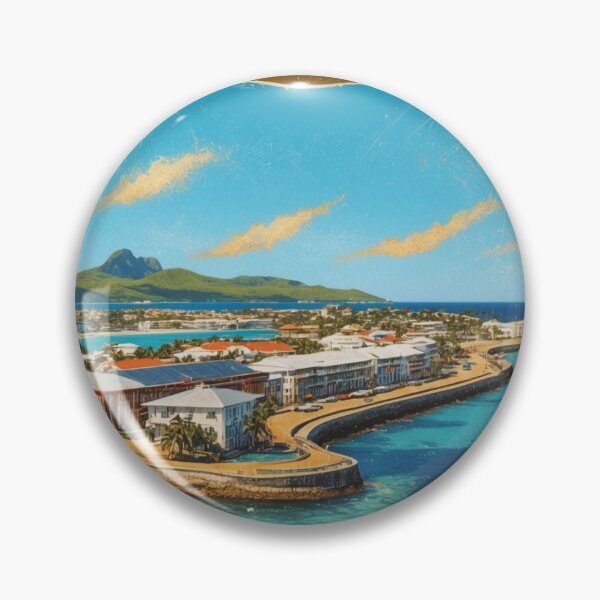 Item preview, Greetings from Port Louis Mauritius Vintage Travel Retro Postcard Design designed and sold by TravelPostcardGems.