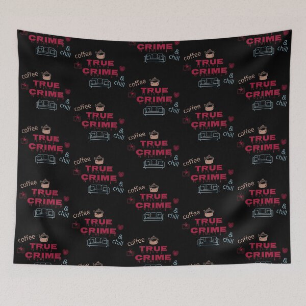 Item preview, Coffee, True Crime & Chill designed and sold by HeavenlyHuesStudio.