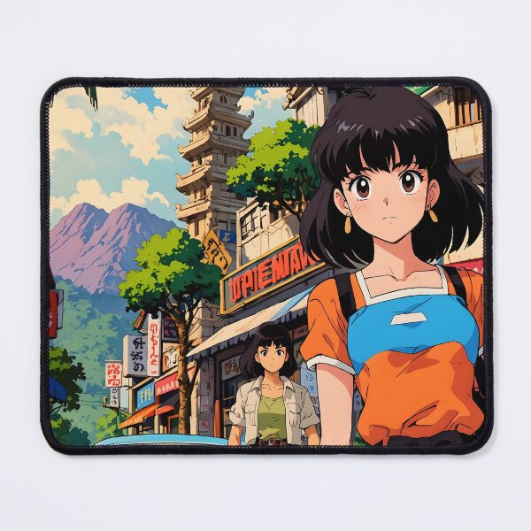 Item preview, Laos Retro Anime Girl 80s Vintage Travel designed and sold by Retro-Anime9.