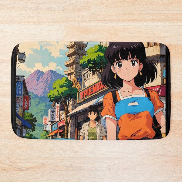 Item preview, Laos Retro Anime Girl 80s Vintage Travel designed and sold by Retro-Anime9.