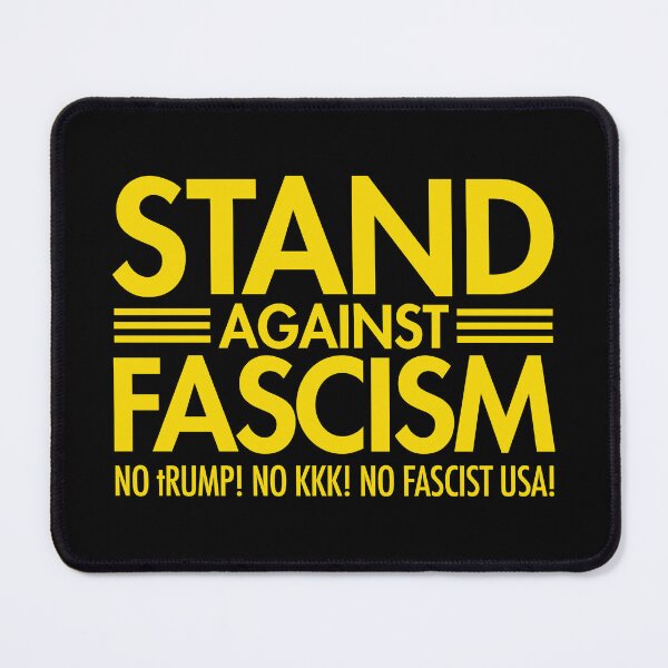 Item preview, Stand Against Fascism - No tRump - No KKK - No Fascist USA - yellow designed and sold by Thelittlelord.