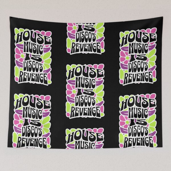 Item preview, HOUSE MUSIC  - Disco's Revenge 7 (White/Purple) designed and sold by Discothreadz.