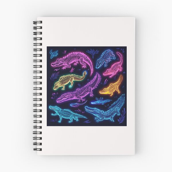 Item preview, Neon Gator Vibes – Electric Alligator Art on Shirts, Mugs & More! designed and sold by Ignorant-Artist.
