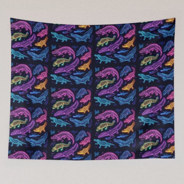 Item preview, Neon Gator Vibes – Electric Alligator Art on Shirts, Mugs & More! designed and sold by Ignorant-Artist.