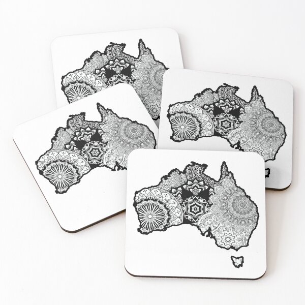 Item preview, Australia Country Mandala designed and sold by NOMADIC ART.