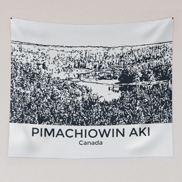 Item preview, Pimachiowin Aki - Canadá designed and sold by Lakeric Cityscapes.
