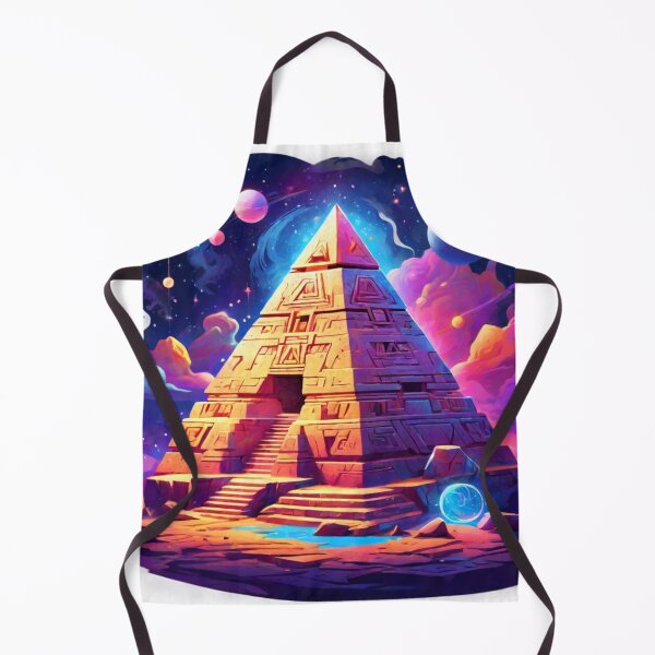 Item preview, "Cosmic Aztec Pyramid" "Pirámide Azteca Cósmica" designed and sold by SpectrumEssence.