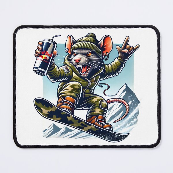 Item preview, snowboarding park rat designed and sold by petkoivanov.