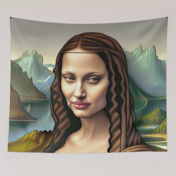 Aperçu de l'œuvre Mona Lisa Jolie créée et vendue par Ray's Photos & Art.
