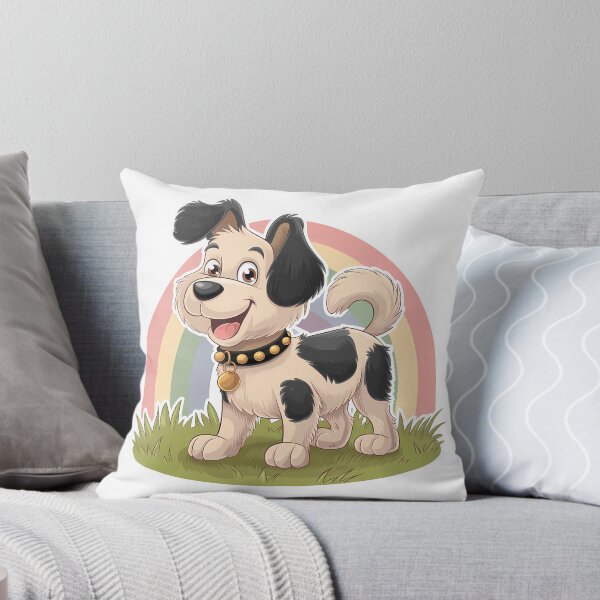 Artikelvorschau, Ein Pyrenäenhund, der hinter einem Regenbogen lächelt entworfen und verkauft von P2Genies.