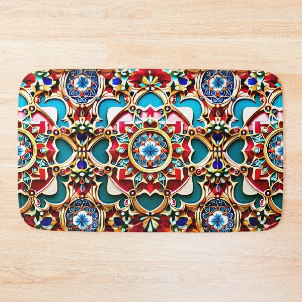 Item preview, Filigree Art Elegant & Royal Gold Red Floral Lattice designed and sold by Zeporas Castle.