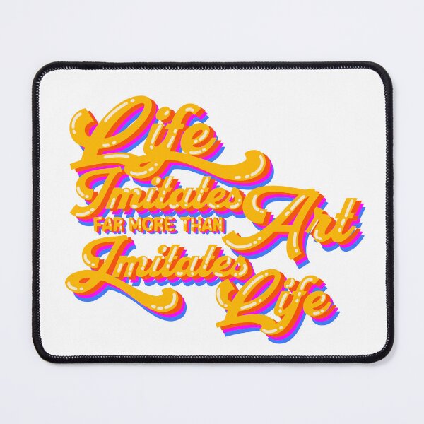 Item preview, "Life imitates art far more than art imitates life" Oscar Wilde Quote designed and sold by KatelynMitalski.
