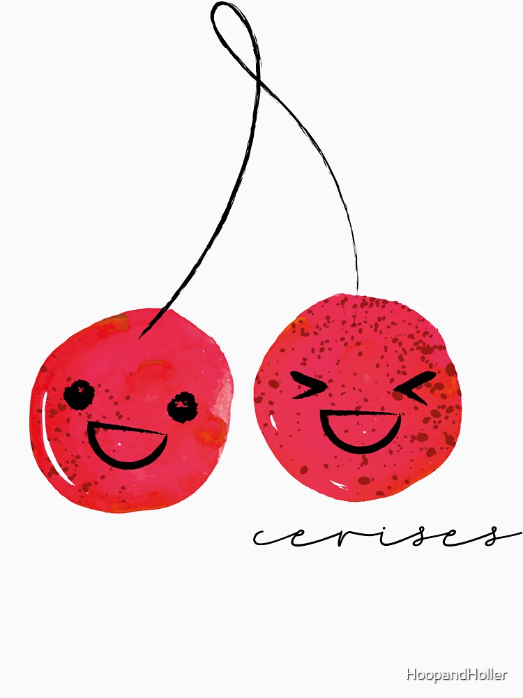 Thumbnail 7 of 7, Classic T-Shirt, Cerises designed and sold by HoopandHoller.