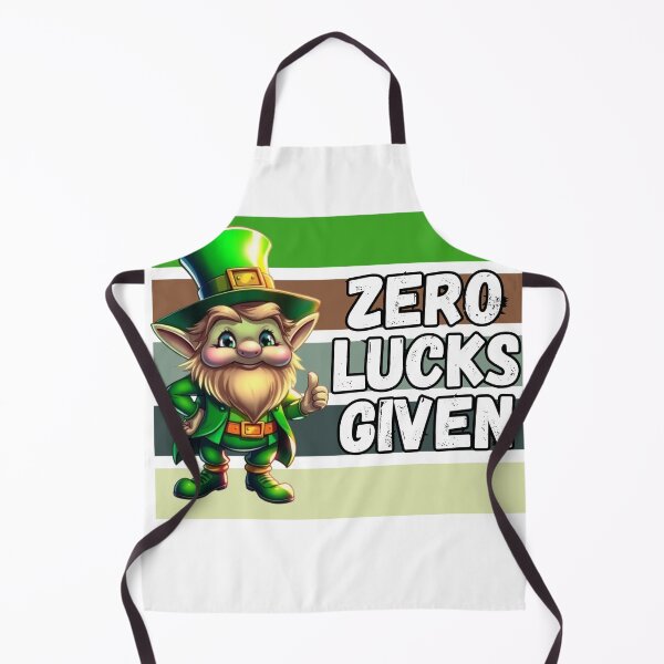 Item preview, Zero Lucks Given Funny St. Patrick’s Day T-Shirt designed and sold by JCRockDesign.