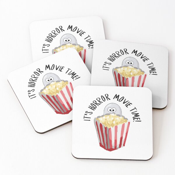 Item preview, it's horror movie time! popcorn and ghost designed and sold by trucomanx.