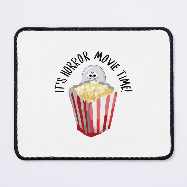 Item preview, it's horror movie time! popcorn and ghost designed and sold by trucomanx.