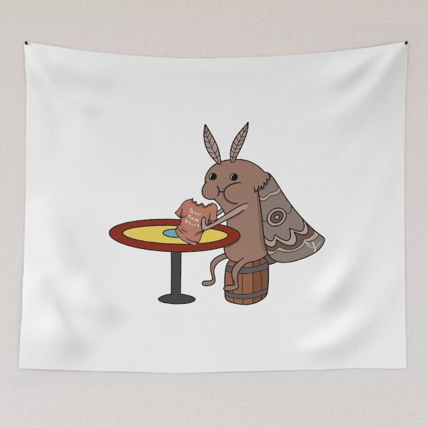 Item preview, A Moth Ate through your favorite shirt  designed and sold by The Cute Crypt.