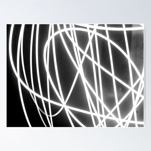 pure lightpainting 3 Poster
