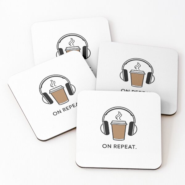 Item preview, Coffee and Music, On Repeat designed and sold by Emmaalai.