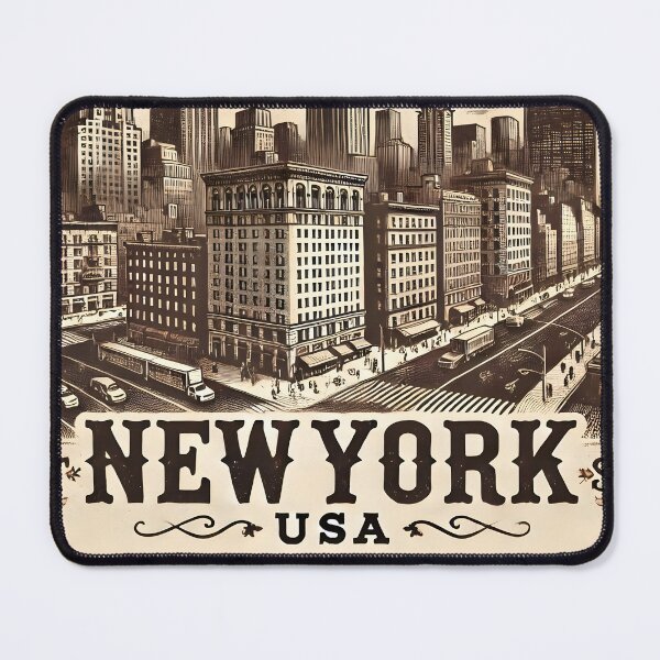 Item preview, New York Vintage Style Illustration | Gift designed and sold by Smoking_Animals .