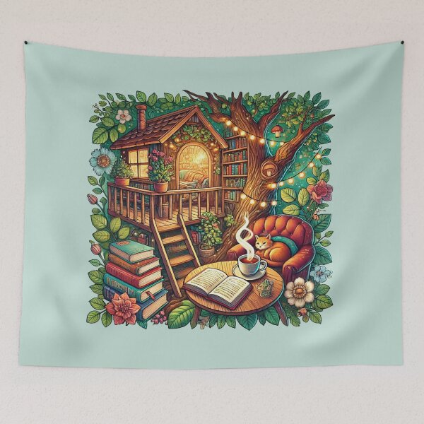 Item preview, Treehouse Reading Nook designed and sold by KittyKatto.