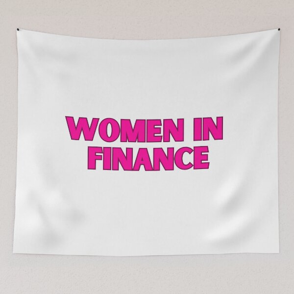 Item preview, women in finance pink decal designed and sold by ha11e11.