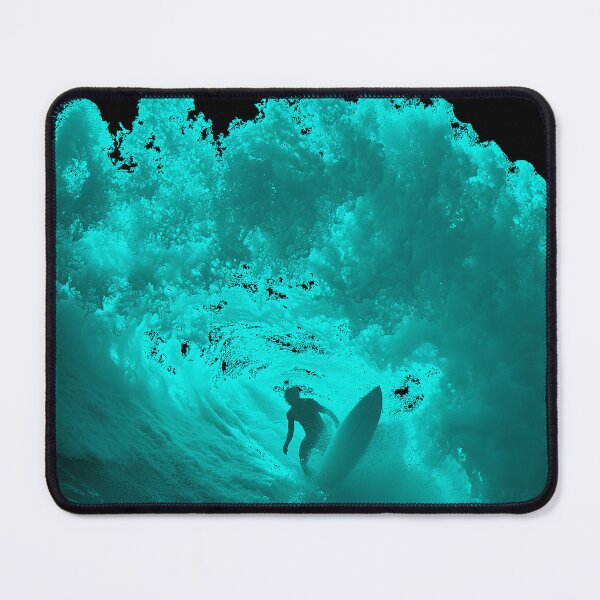 Item preview, BIG BLUE WAVE SURFER RIDING THE TUBE BARREL designed and sold by NikoDeeko.