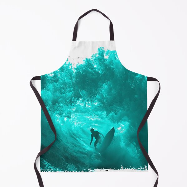 Item preview, BIG BLUE WAVE SURFER RIDING THE TUBE BARREL designed and sold by NikoDeeko.