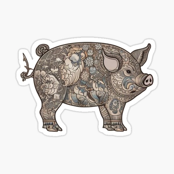 Item preview, Year of the Pig designed and sold by likbatonboot.