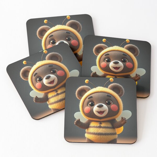 Item preview, Cute Bear Dancing in Bee Costume Vector Illustration designed and sold by hjian8219.