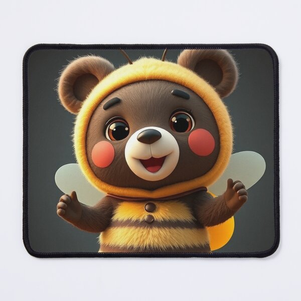 Item preview, Cute Bear Dancing in Bee Costume Vector Illustration designed and sold by hjian8219.