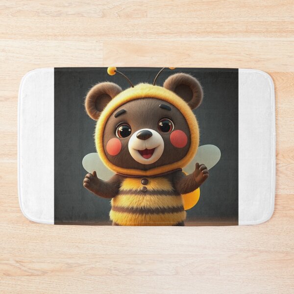 Item preview, Cute Bear Dancing in Bee Costume Vector Illustration designed and sold by hjian8219.