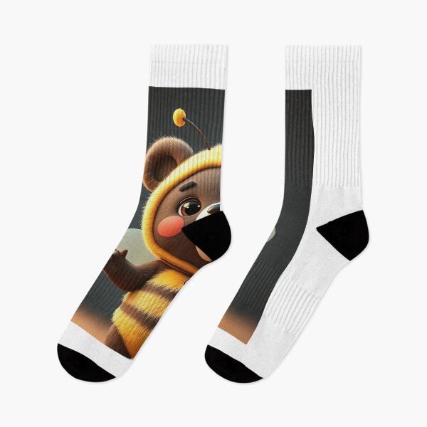 Item preview, Cute Bear Dancing in Bee Costume Vector Illustration designed and sold by hjian8219.