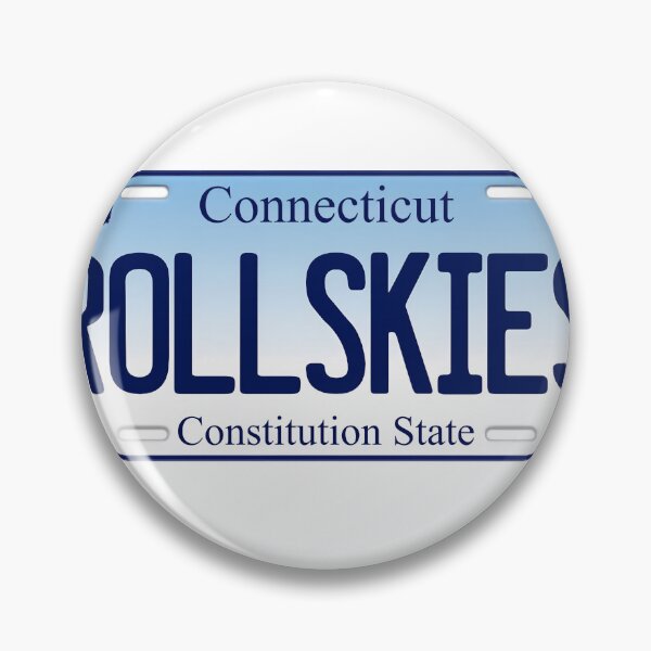 Item preview, Rollskies CT Plate Sticker designed and sold by janellasparkles.