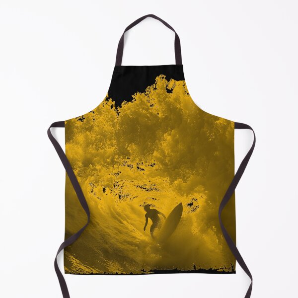 Item preview, BIG GOLDEN WAVE SURFER RIDING THE TUBE BARREL designed and sold by NikoDeeko.