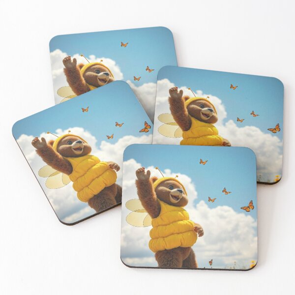 Item preview, Cute Bear Dancing in Bee Costume Vector Illustration designed and sold by hjian8219.