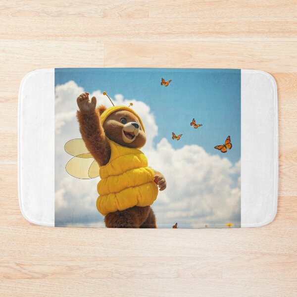 Item preview, Cute Bear Dancing in Bee Costume Vector Illustration designed and sold by hjian8219.