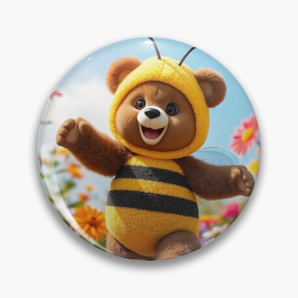 Item preview, Cute Bear Dancing in Bee Costume Vector Illustration designed and sold by hjian8219.