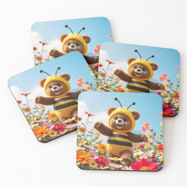 Item preview, Cute Bear Dancing in Bee Costume Vector Illustration designed and sold by hjian8219.