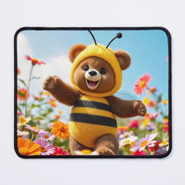 Item preview, Cute Bear Dancing in Bee Costume Vector Illustration designed and sold by hjian8219.