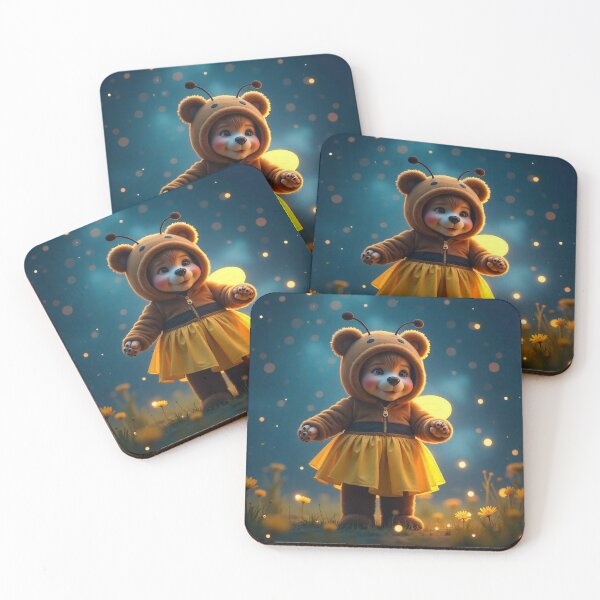 Item preview, Cute Bear Dancing in Bee Costume Vector Illustration designed and sold by hjian8219.