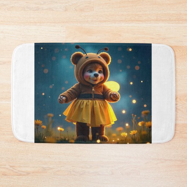 Item preview, Cute Bear Dancing in Bee Costume Vector Illustration designed and sold by hjian8219.