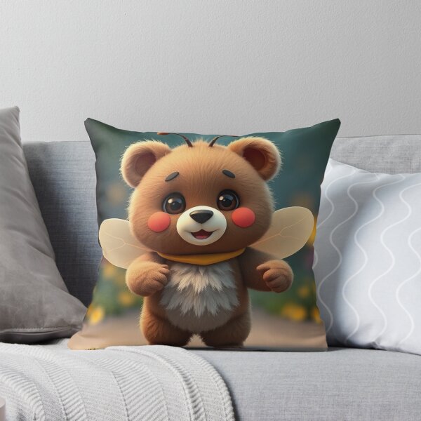 Item preview, Cute Bear Dancing in Bee Costume Vector Illustration designed and sold by hjian8219.